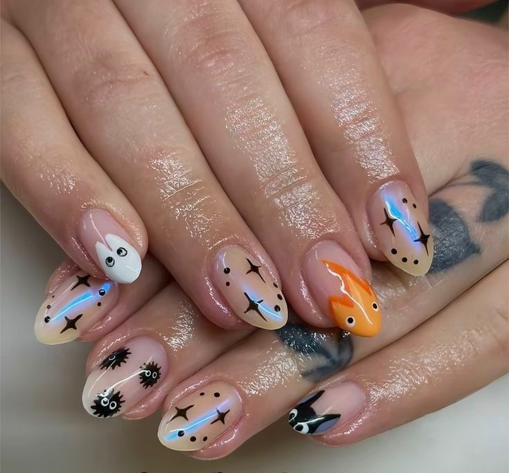Inspiração de unhas Personagens 3